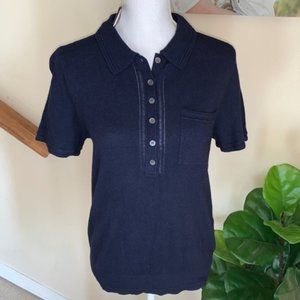 NWT Banana Republic Filpucci Short Sleeve Wool Blend Sweater - M
